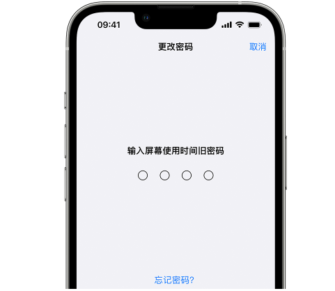 宁蒗iPhone屏幕维修分享iPhone屏幕使用时间密码忘记了怎么办 