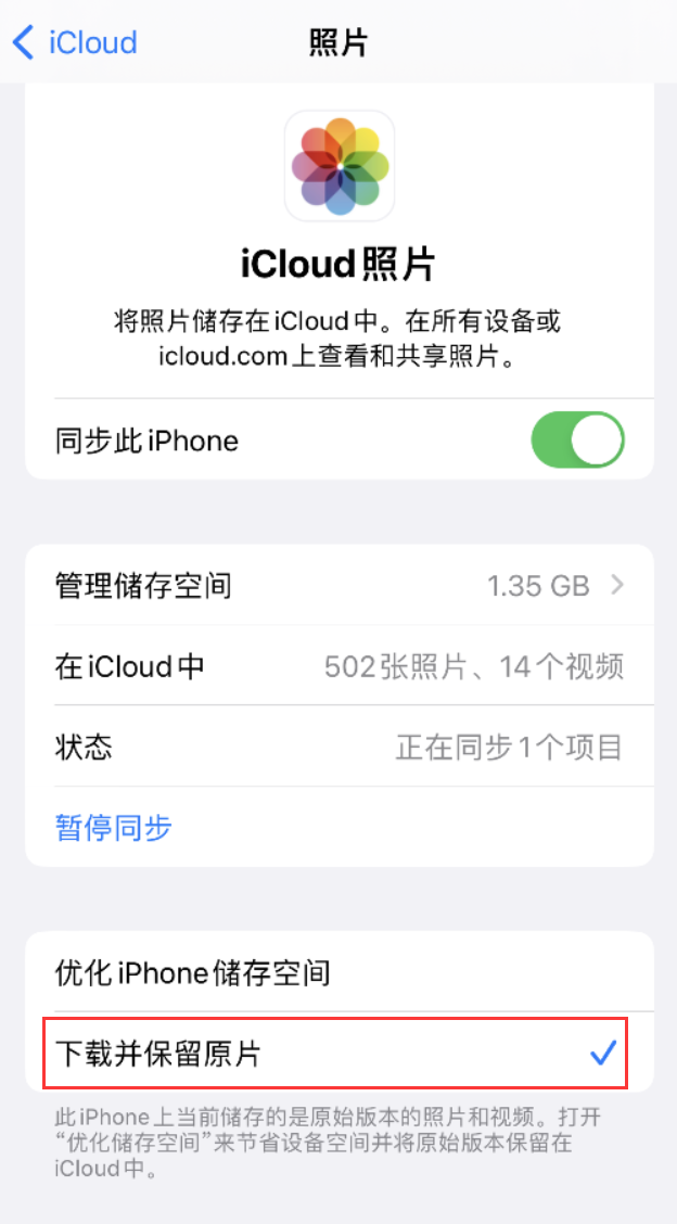 宁蒗苹果手机维修分享iPhone 无法加载高质量照片怎么办 