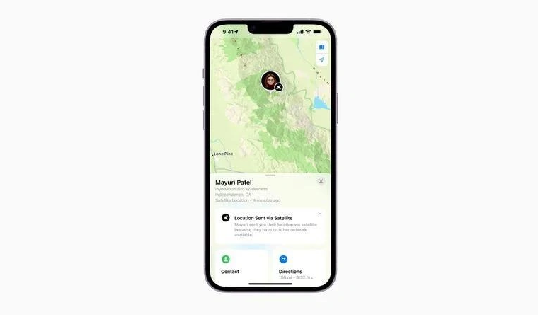 宁蒗苹果14维修分享iPhone14系列中 FindMy功能通过卫星分享位置方法教程 